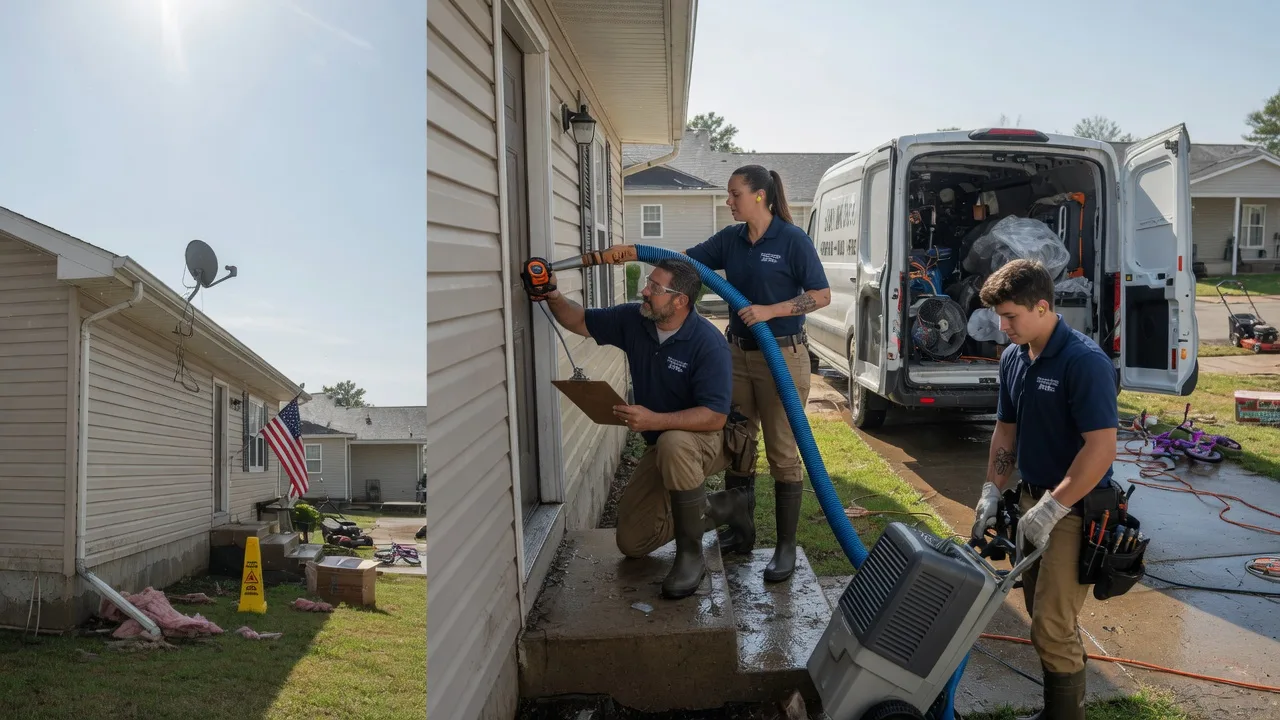 Ceiling Water Damage Restoration in Pandora, TX near me
